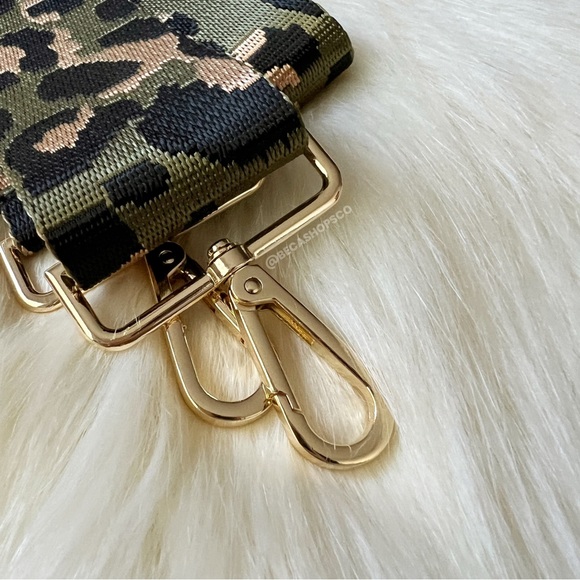 Camo Leopard Wide Canvas Strap Replacement - Picture 8 of 8
